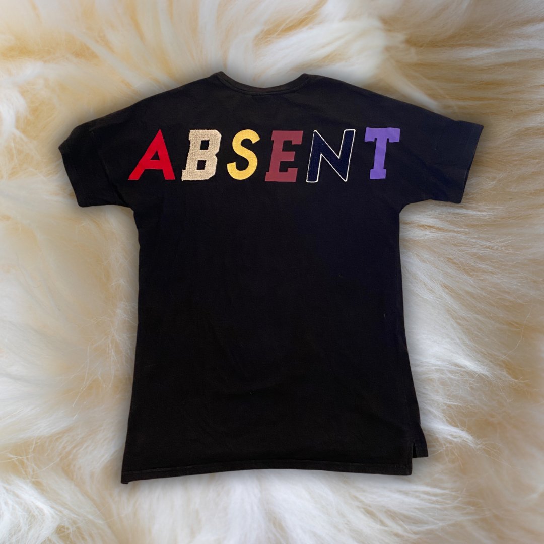 ABSENT textured lettering tee - Getting Thrifty