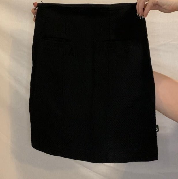 Black Kiltie Skirt NZ Made - Getting Thrifty