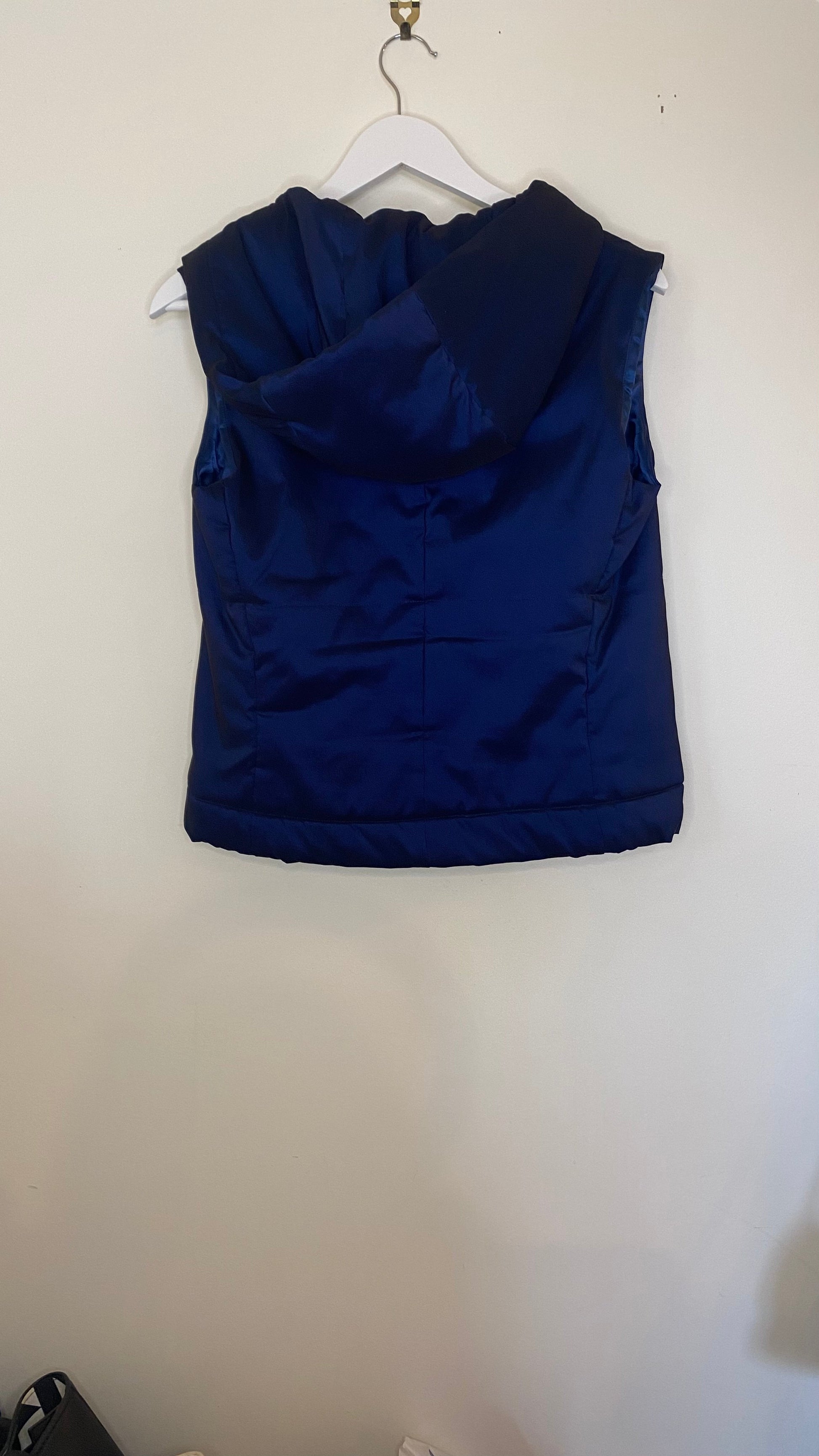 Blue Puffer Vest Made in NZ - Getting Thrifty