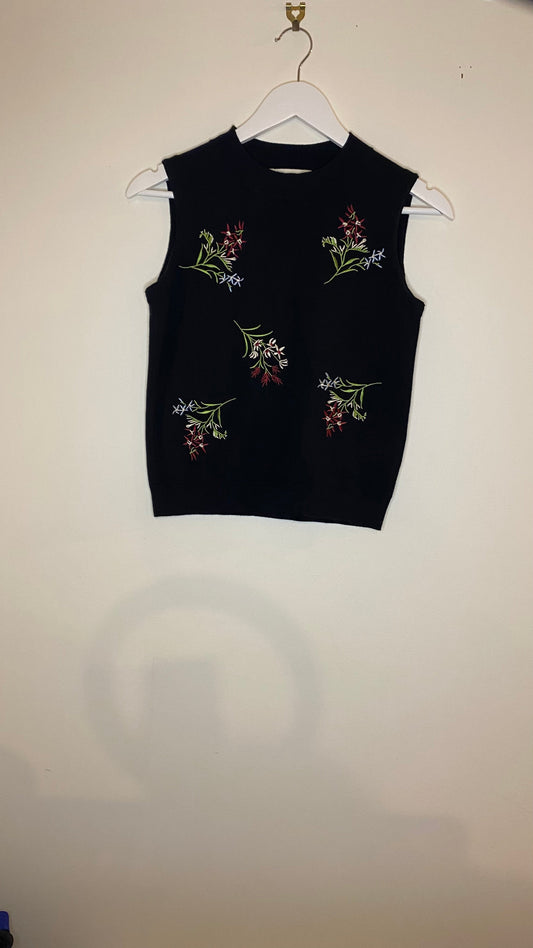 Floral Sweater Vest - Getting Thrifty