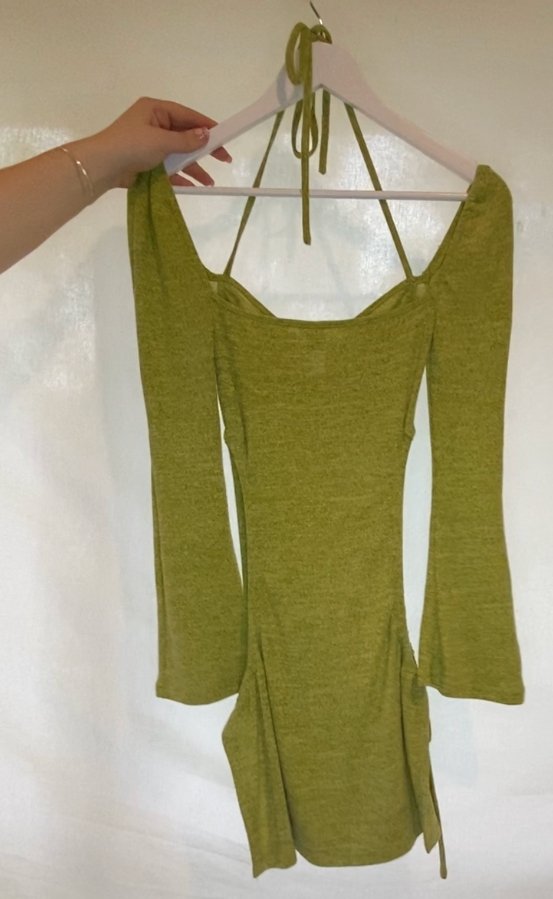 Green Cutout Dress - Getting Thrifty