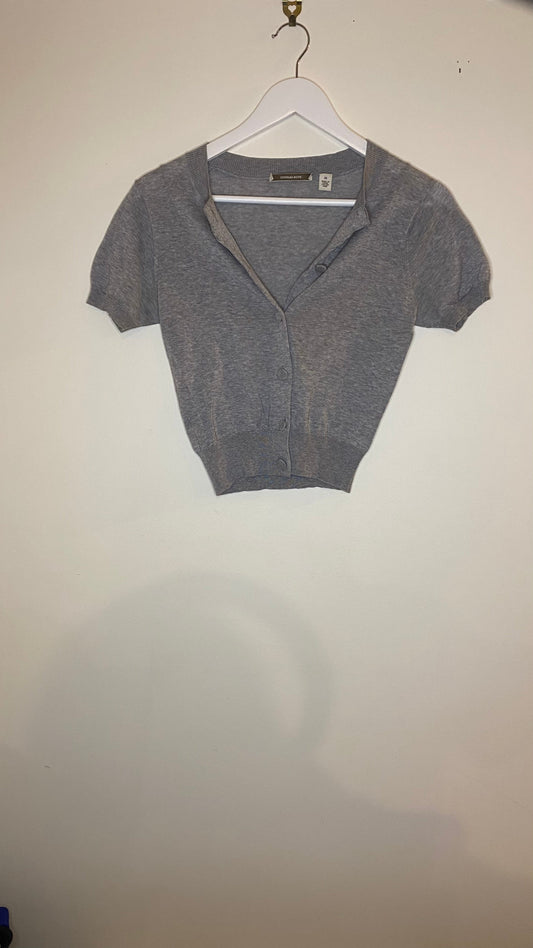 Grey Country Road Button Up Top - Getting Thrifty