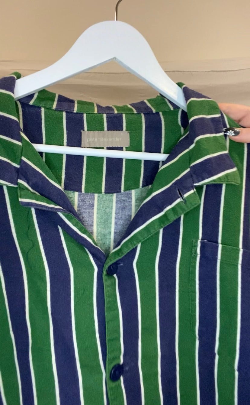 Peter Alexander Striped Button Up - Getting Thrifty