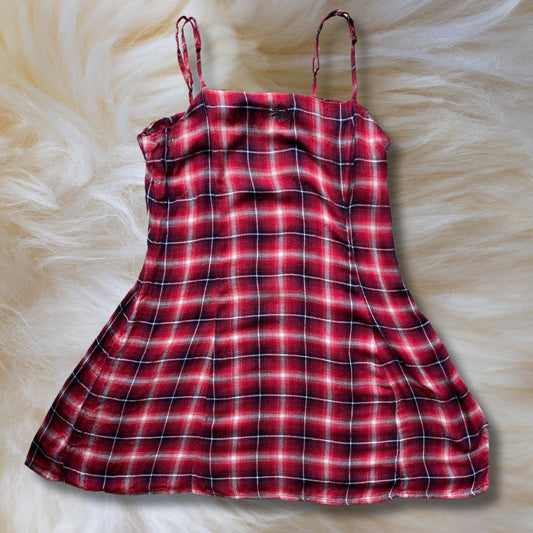 Plaid Stussy Dress - Getting Thrifty