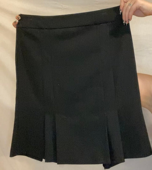 Portmans Black Pleat Skirt - Getting Thrifty