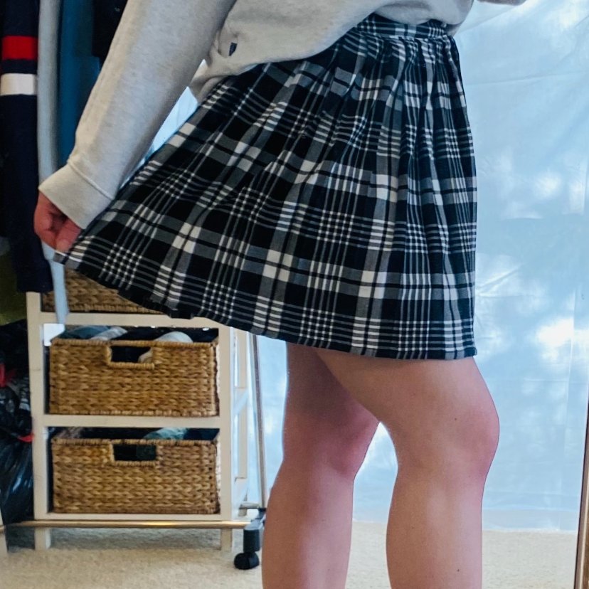 PrettyLIttleThing Checkered Mini Skirt - Getting Thrifty