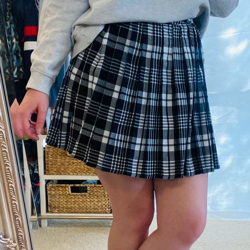 PrettyLIttleThing Checkered Mini Skirt - Getting Thrifty