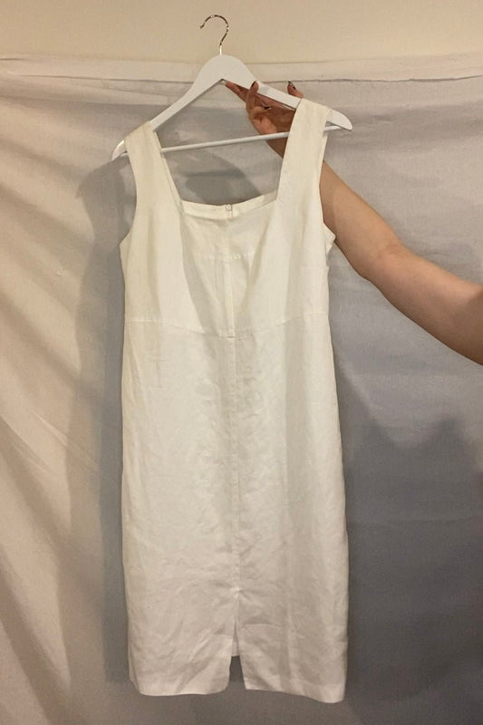 White Macjays Dress - Getting Thrifty